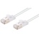 DYNAMIX Cat6A S/FTP Slimline Shielded 10G Patch Lead (White, 0.75m)
