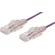 DYNAMIX Cat6A 10G Slimline Component Level UTP Patch Lead (Purple, 0.25m)