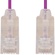 DYNAMIX Cat6A 10G Slimline Component Level UTP Patch Lead (Purple, 0.25m)