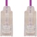 DYNAMIX Cat6A 10G Slimline Component Level UTP Patch Lead (Purple, 1m)