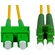 DYNAMIX 9u LC APC/SC APC Single Mode Duplex Fibre Lead (0.5m)