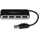 StarTech 4 Port Portable USB 2.0 Hub with Built-in Cable