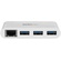 StarTech 3 Port USB 3.0 Hub + GbE - USB-C (White)