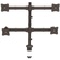 StarTech Desk Mount Steel Quad Monitor Arm for 13" to 27" Monitors