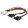 Digitus SATA (Dual) to Molex Power Cable (0.34m)