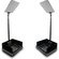 Prompter People ProLine StagePro 15" AutoStepper Presidential Teleprompters (Pair)