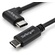 StarTech Right Angle USB-C Cable USB 2.0 (Black, 1m)