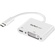 StarTech USB-C to DVI Adapter with Power Delivery (White)