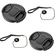 Sensei 105mm Center Pinch Snap-On Lens Cap and Cap Keeper Lens Cap Holder Kit (2-Pack)