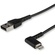 StarTech Black Angled Lightning to USB Cable (Black, 1m)