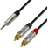 Adam Hall REAN 3.5 mm Jack Stereo to 2 x RCA Male Audio Cable (3m)