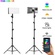 GVM On-Camera RGB LED Video 2-Light Kit with Bluetooth App Control & Power Supplies