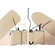 Ursa Waist Strap with Two Big Pouches for Wireless Transmitters (Large, Beige)