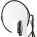 Impact Circular Collapsible Reflector with Handles (32", Silver/White)