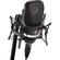 Neumann TLM 107 BK Studio Set Large-Diaphragm Multipattern Condenser Microphone (Black)