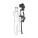 Kupo KS-252 Steadicam Docking Bracket with Baby Receiver