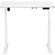 Brateck Compact Single Motor Electric Sit-Stand Desk with Desktop Included (White)