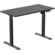 Brateck Compact Single Motor Electric Sit-Stand Desk with Desktop Included (Black)