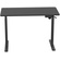 Brateck Compact Single Motor Electric Sit-Stand Desk with Desktop Included (Black)