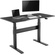 Brateck Height Adjustable Air Lift Sit-Stand Desk with Desktop Included (Black)