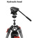GVM JJL-JY Aluminum Camera Video Tripod with Fluid Head