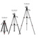 GVM JJL-JY Aluminum Camera Video Tripod with Fluid Head