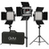 GVM 560AS Bi-Color LED Studio Video 3-Panel Kit with Softbox