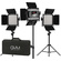 GVM 560AS Bi-Colour LED Studio Video 3-Panel Light Kit