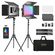 GVM 1300D RGB LED Studio Video Light Bi-Colour Soft 2-Light Panel Kit (2 Pack)