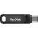 SanDisk 128GB Ultra Dual Drive Go 2-in-1 Flash Drive (Black)