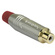 Amphenol RCA Series Cable Connector (Red, Female)