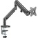 Brateck Single Monitor Arm - Polished Aluminium & Gas-Spring for 17'-32' Screens