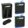 Wasabi 2x Batteries & Double Charger for GoPro Hero 8 / 7 / 6 / 5