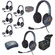 Eartec UPMX4GD7 UltraPAK 7-Person HUB Intercom System with Max4G Double Headset