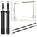 GVM P80S-4 LED 4 Light Kit with Umbrellas, Softboxes, and Backdrops