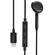 Promate GearPod Apple MFi Certified High Performance Mono Earbud for iOS Devices (Black)