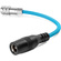 Kondor Blue 2.5mm DC Barrel Female to 2-Pin Male Power Cable for BMPCC 6K & 4K (Blue, 15.2cm)