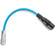 Kondor Blue 2.5mm DC Barrel Female to 2-Pin Male Power Cable for BMPCC 6K & 4K (Blue, 15.2cm)