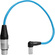 Kondor Blue Right-Angle Mini-XLR Male to XLR Female Cable for BMPCC 6K Pro & Canon C70 (43cm)