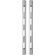 Kondor Blue PPSH 15mm Rods (Pair, Space Gray, 20cm)