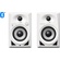 Pioneer DJ DM-40BT Bluetooth - 21W 4" Two-Way Active Monitor (Pair, White)