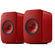 KEF LSX II Wireless Mini Monitor Speaker Pair (Red)