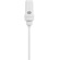 Shure UniPlex UL4 Cardioid Subminiature Lavalier Microphone (White, LEMO)