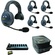 Eartec EVADE EVX5S Full Duplex Wireless Intercom System W/ 5 Single Speaker Headsets