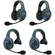 Eartec EVADE EVX422 Full Duplex Wireless Intercom System W/ 2 Single 2 Dual Speaker Headsets