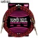 Ernie Ball 3m Braided Straight Straight Instrument Cable (Red Black)
