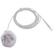 K-Tek Airo Fuzzy Windscreen for Lavalier Microphone (Grey, 25-Pack)