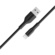 Promate USB-A to Lightning Connector Super Flexible Cable (Black, 1m)