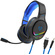 Vertux Tokyo Noise Isolating Amplified Wired Gaming Headset (Blue)
