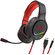 Vertux Tokyo Noise Isolating Amplified Wired Gaming Headset (Red)